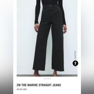 Zara Marine Straight Jeans